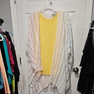 Catherines Kimono And Lane Bryant Tank